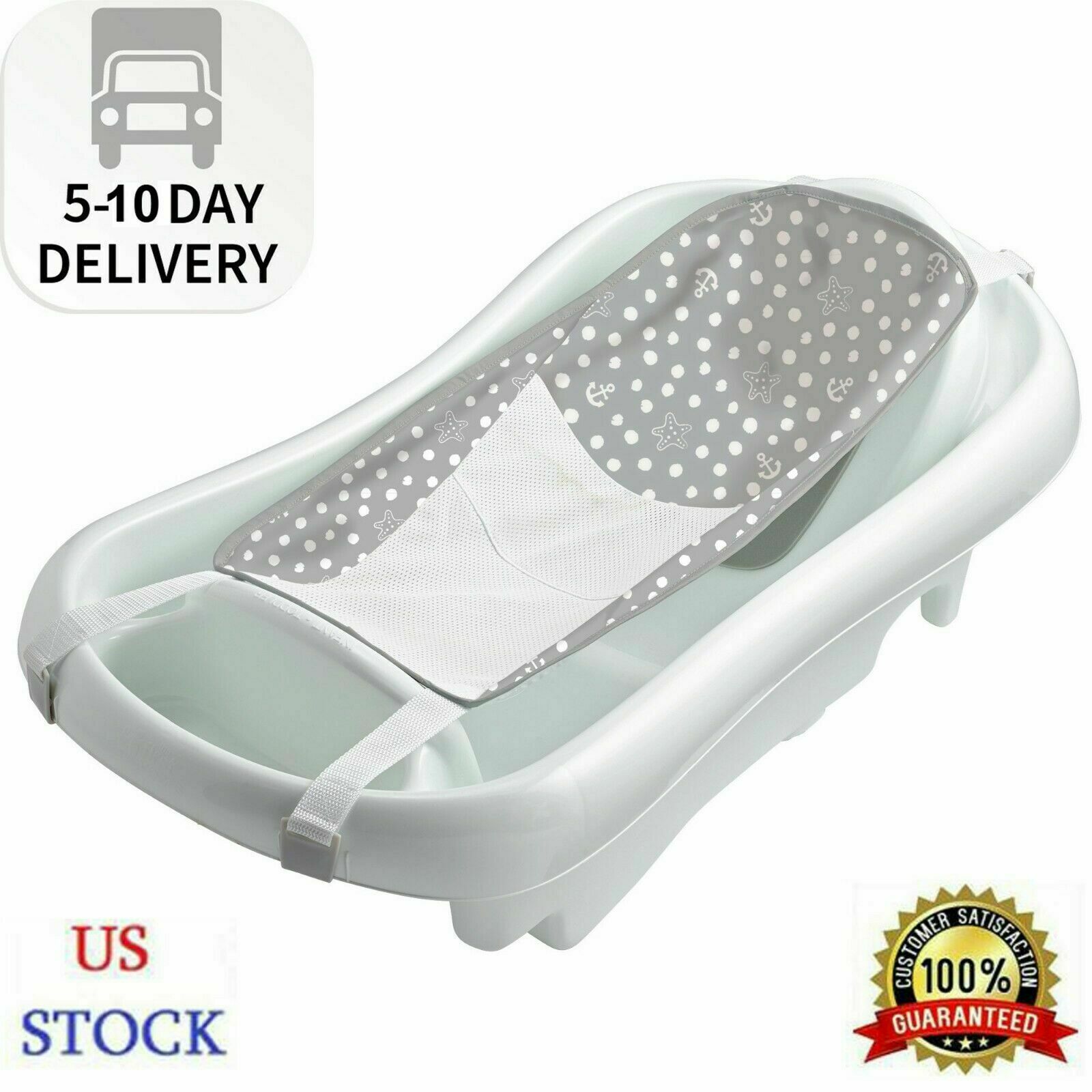 The First Years Sure Comfort Newborn To Toddler Tub, White Fast Shipping Us