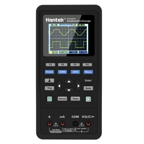 Hantek Handheld 2in1 2ch Digital Oscilloscope Multimeter Tester 40mhz 70mhz Dmm
