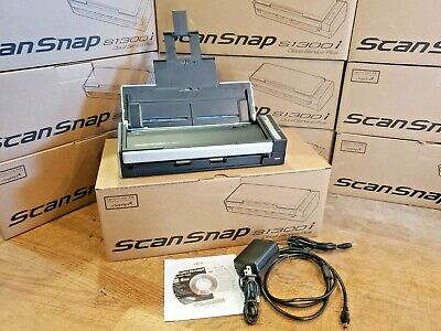 (over 315 Sold) Full Package  In Box Fujitsu S1300i  Scanner (adapter+usb+cd)