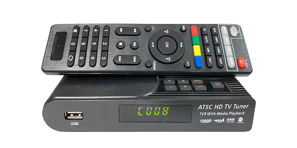 Digital HDTV Tuner USB DVR Schedule Recording Live TV Pause Digital Media Player