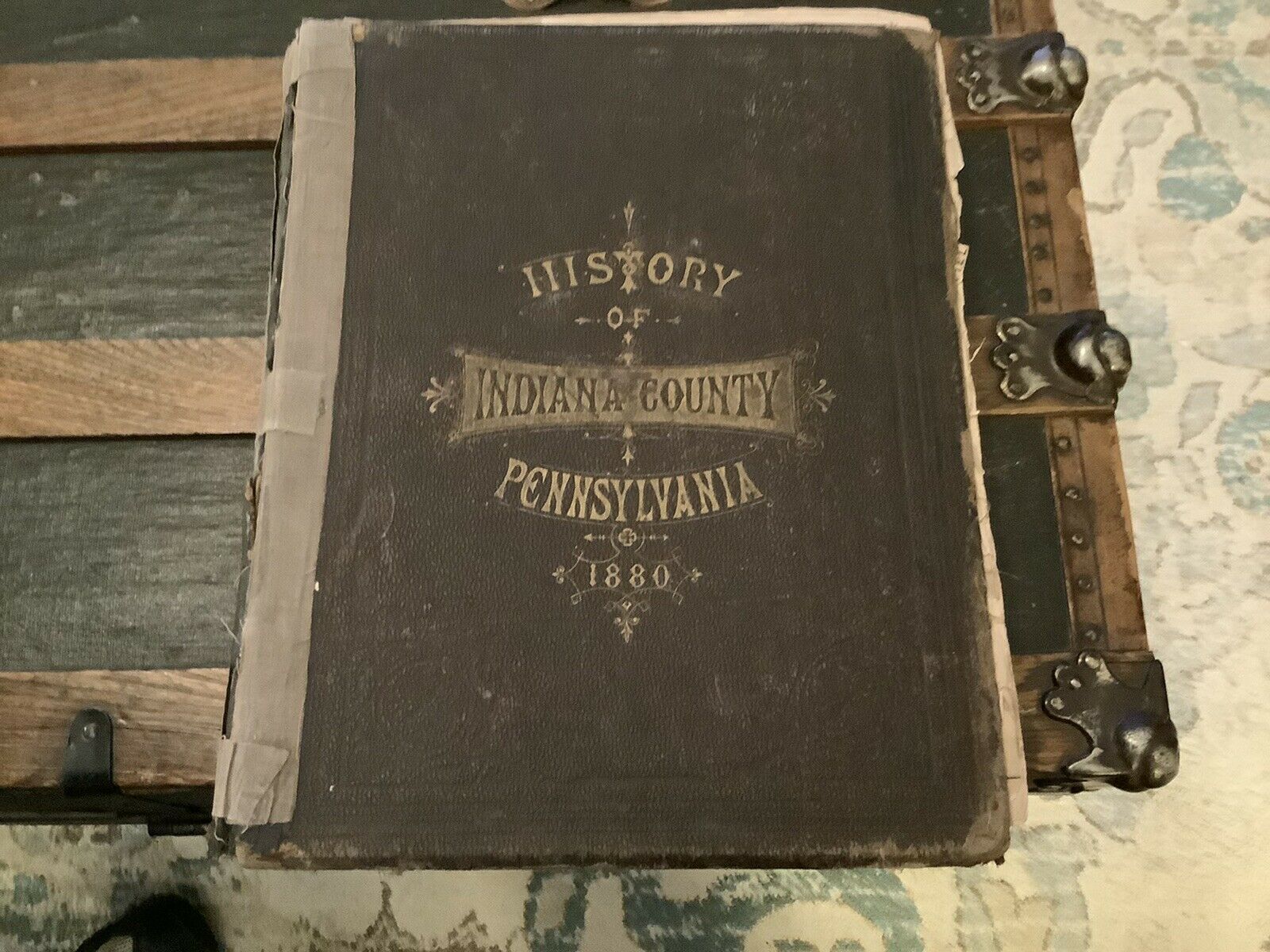 1880 History Indiana County Pennsylvania Pa Poor Condition