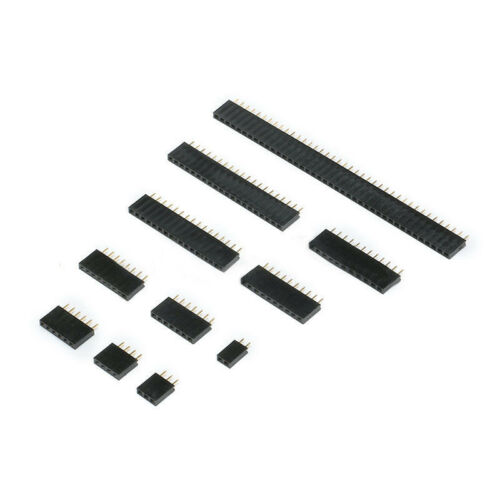 2.54mm Row Straight Female Pin Headers Socket Strip Connector 1X2P-1X40P,Arduino