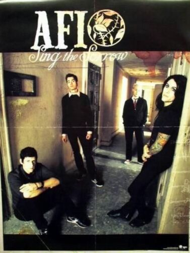 AFI 2003 sing the sorrow group promotional poster Flawless New Old Stock