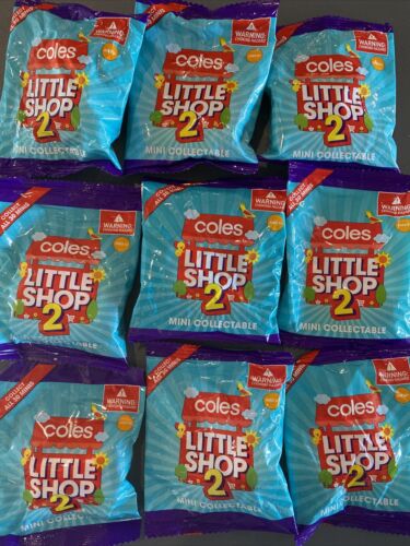 Coles Little Shop 2 Australian Mini Brands Unopened Blind Bags Series Zuru 1 Toy