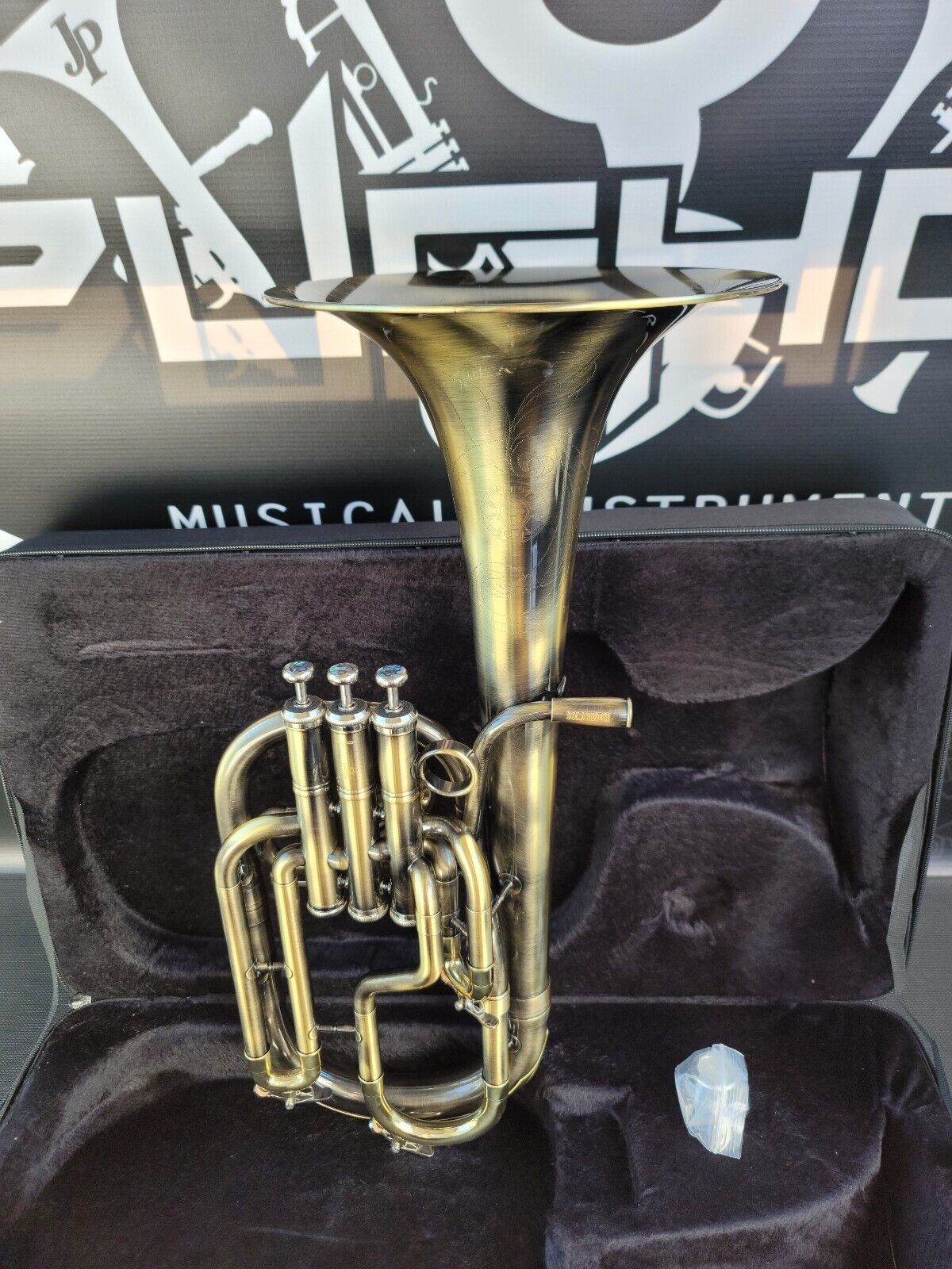 John Packer Solario 421 Antique Eb Alto Horn-pro (8.75" Bell)