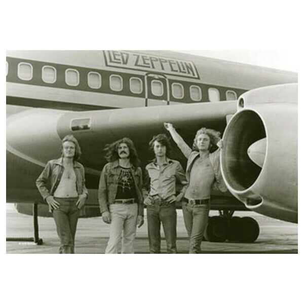 LED ZEPPELIN Airplane Photo Tapestry Cloth Poster Flag Wall Banner 30