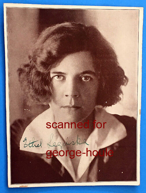 Ethel Leginska - Photograph - Autograph - Ca 1924 - British Pianist/conductor