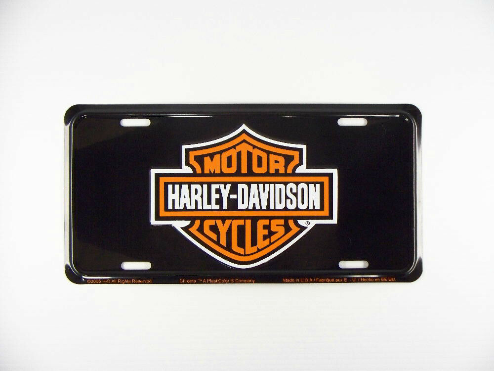 Harley Davidson License Plate Signs P01