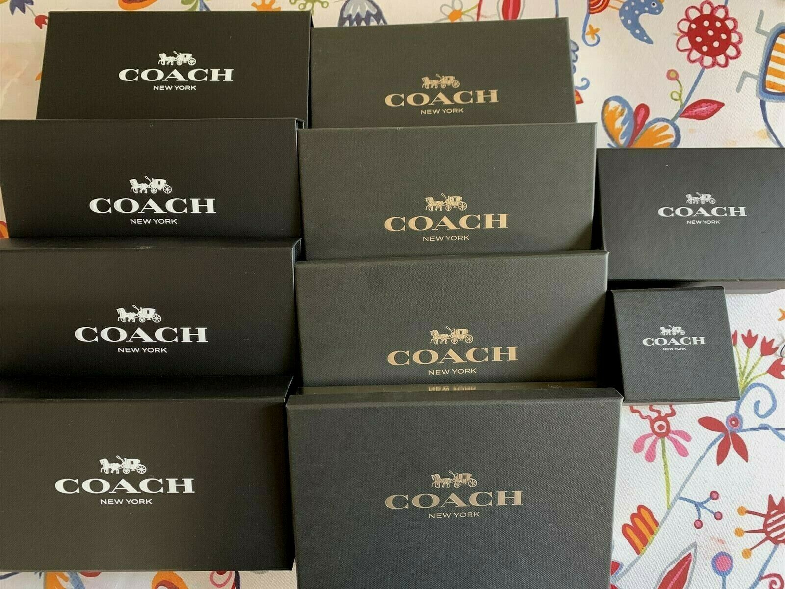 🎁🎁BN Coach Gift /packing Box/handle Bag, Black,Golden,Brown Choose Size.🎁🎁