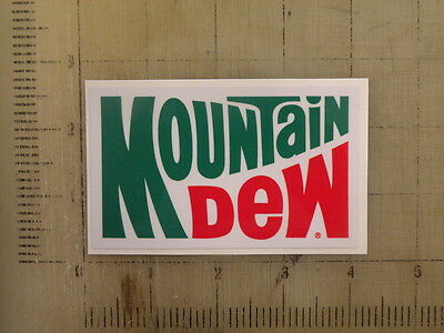 Vintage Mountain Dew Sticker Decal 4"x2.4"