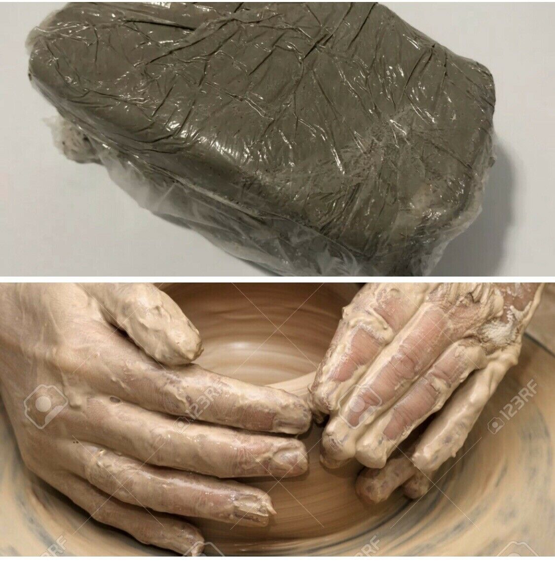 Modeling Sculpting Clay Craft Ceramic Biodegradable Plastilina Air Dry Natural