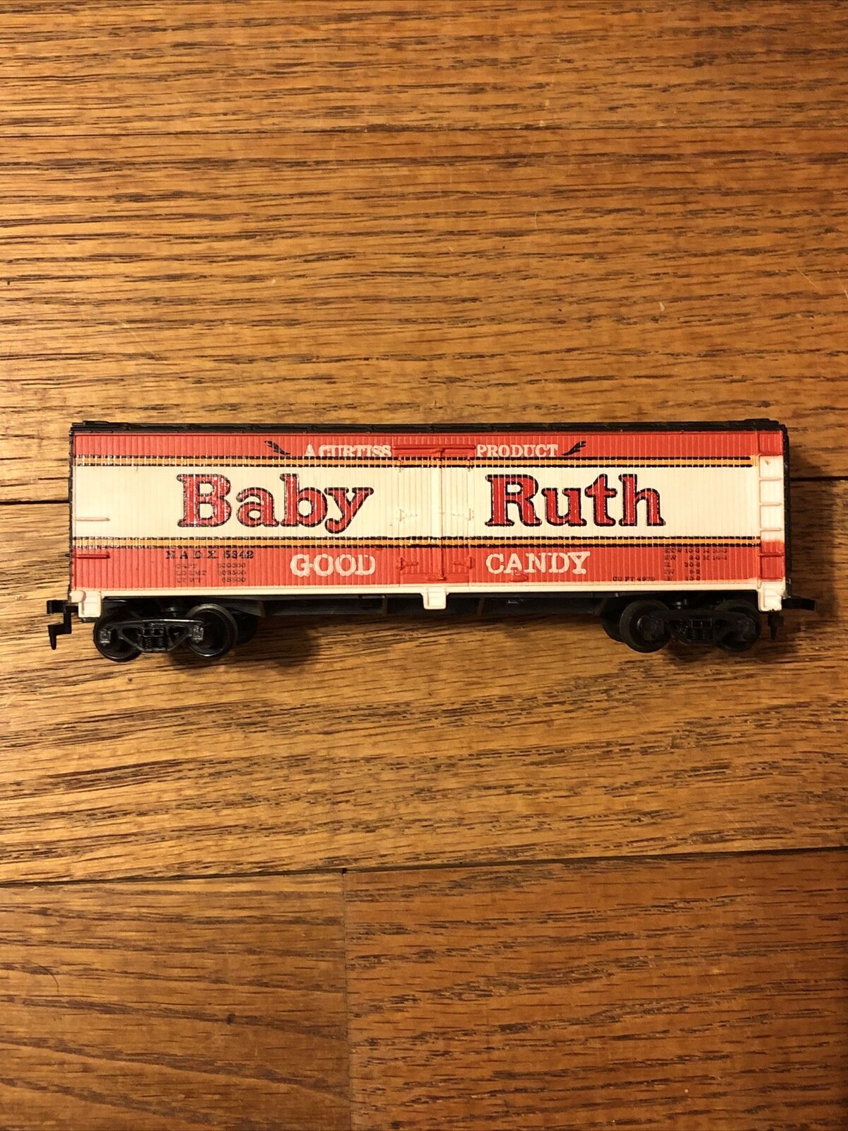 Tyco Ho Scale Model Trains Baby Ruth Candy High Cube Boxcar