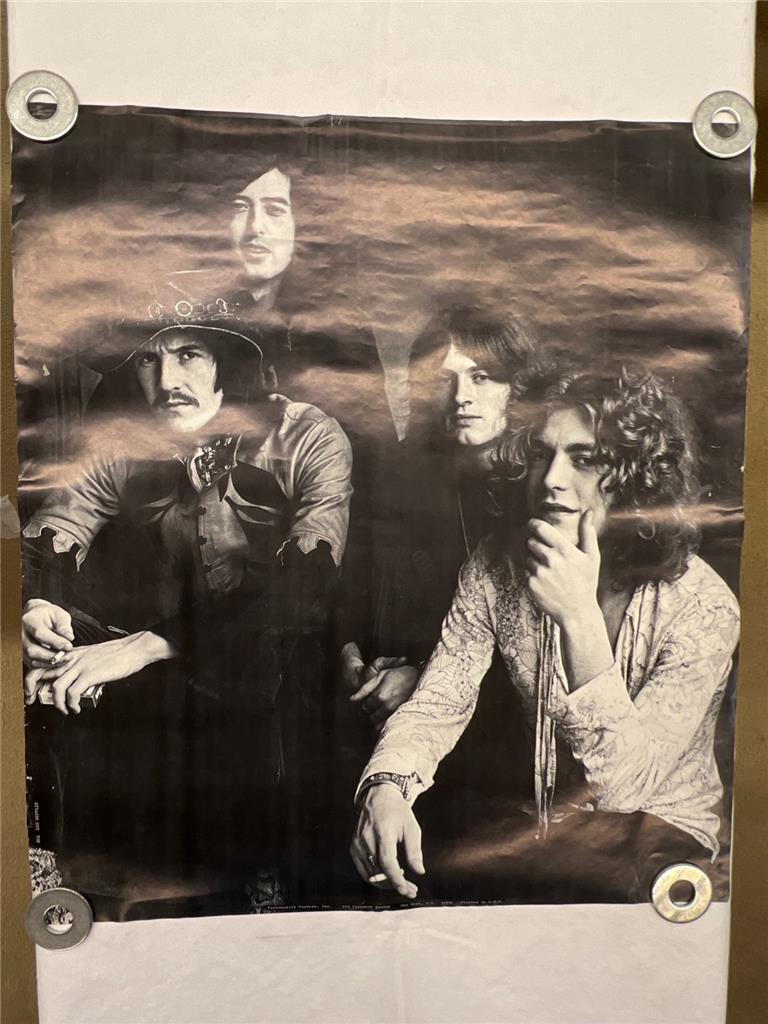 Vintage Rare Original Led Zeppelin Album Rock Band Personality Posters Inc