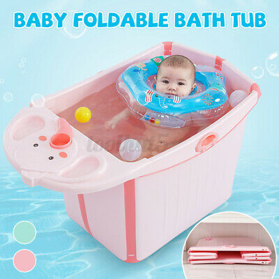Kids Baby Bath Tub Infant Bathtub Foldable Multifunction Laundry Tu