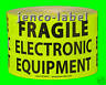 HF3501Y, 500 3x5 Fragile Electronic Equipment label