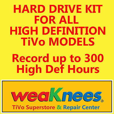 Tivo Hard Drive Upgrade/repair Kit For High Definition Tivos-6 Month Warranty!!