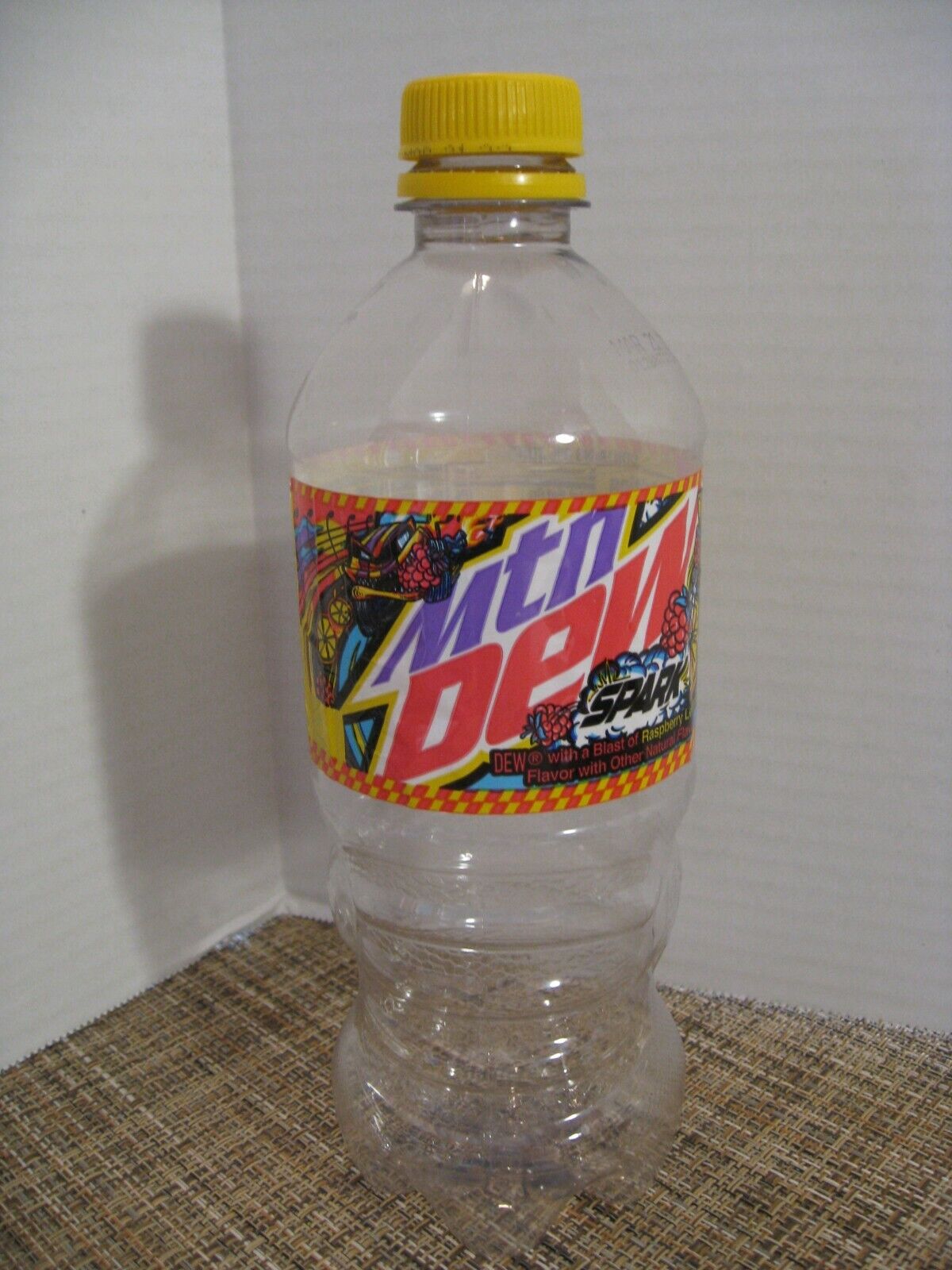 Mountain Dew Empty 20 Oz. Bottle - Spark - Raspberry Lemonade - 2022