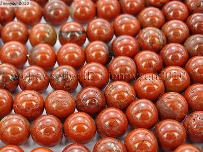 Natural Red Jasper Gemstone Round Loose Beads 16'' 4mm 6mm 8mm 10mm 12mm 16mm