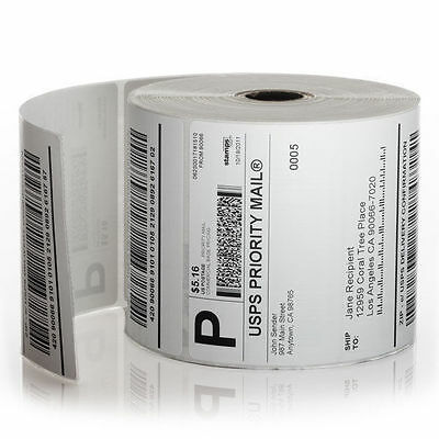 Zebra Shipping Labels 4x6 (500 Labels / Roll) ZP-450 LP-2844 Direct Thermal