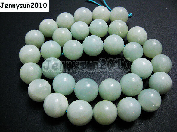 Natural Amazonite Gemstone Round Loose Beads 16'' 2mm 3mm 4mm 6mm 8mm 10mm 12mm