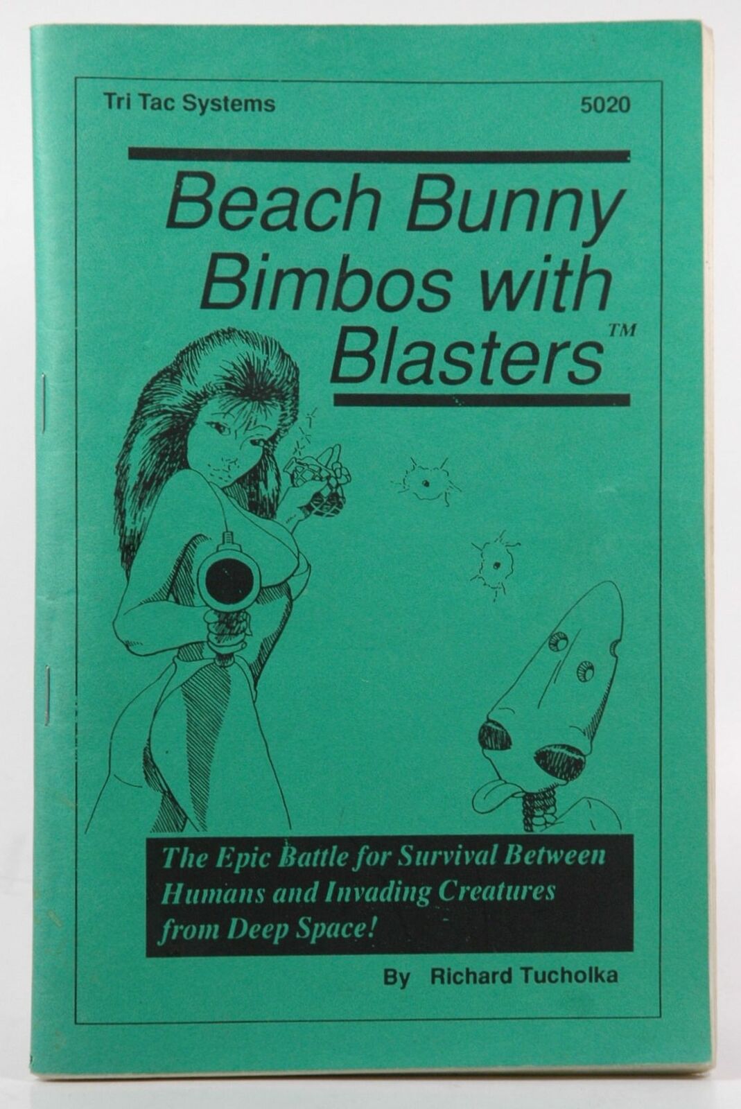 Beach Bunny Bimbos With Blasters Tri Tac 5020 Vg+ Richard Tucholka Rare, Tri Tac