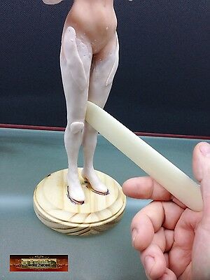 M00159 Morezmore Bone Folder Polished Natural Flat Thumb Clay Sculpting Tool