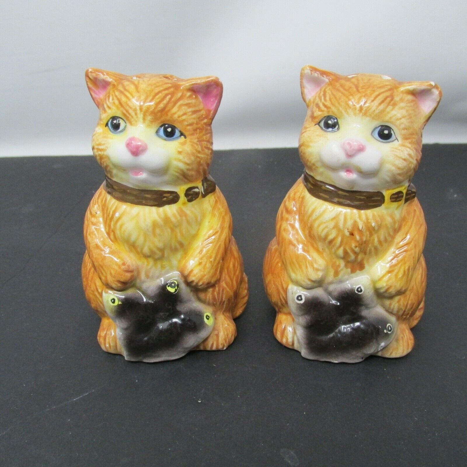 Gkpo Cute Kitty Holding Fish Salt And Pepper Shakers Set Free Shipping