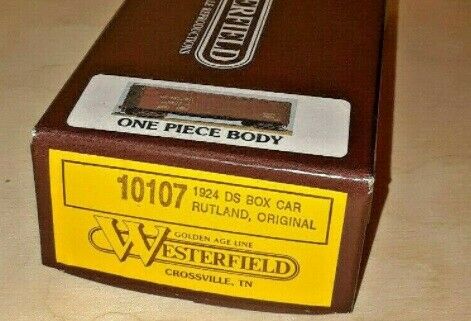 Westerfield 10107 Ho 1924 Ds Box Car Rutland Original Kit