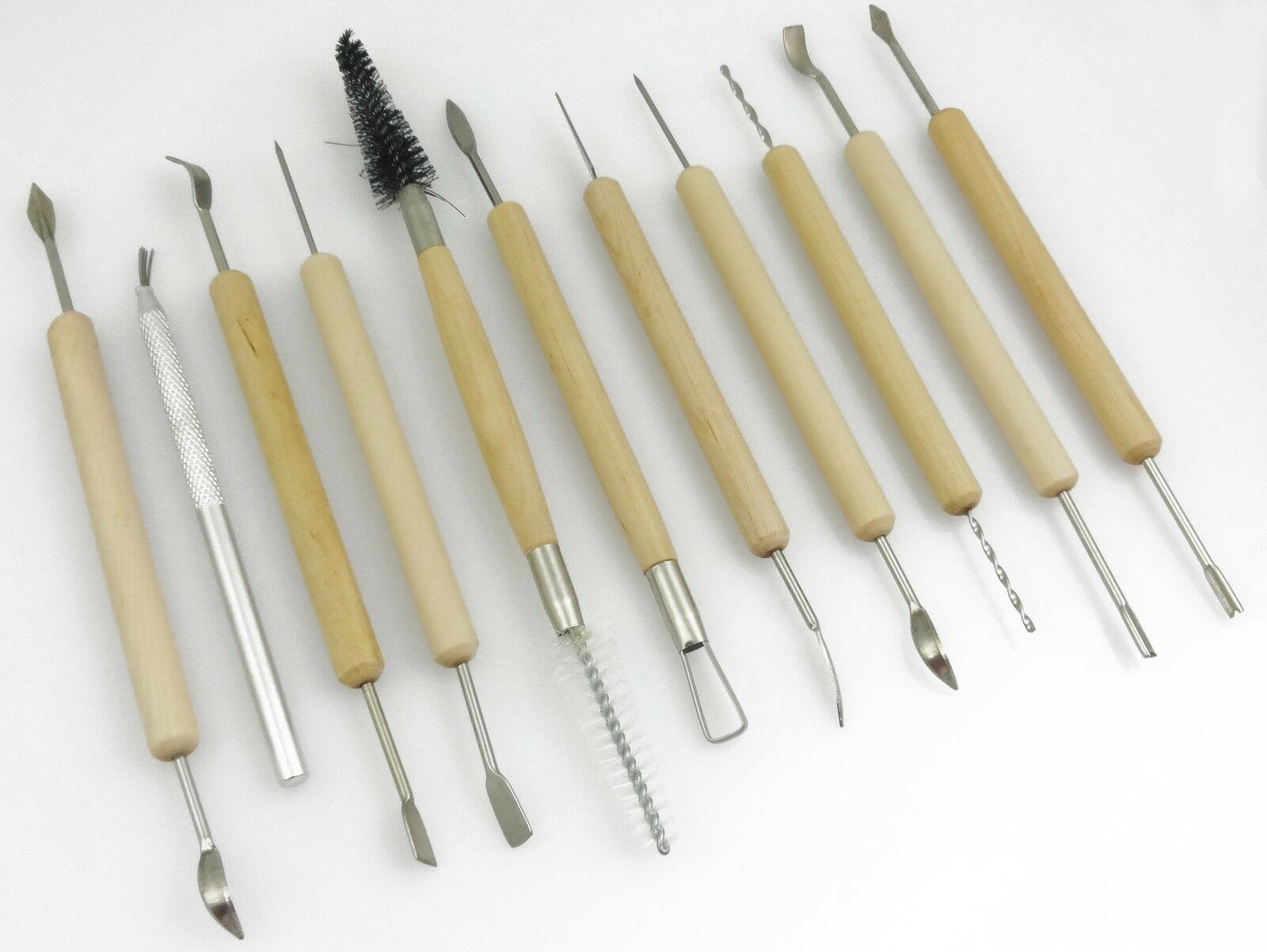 NEW 11pc Clay Sculpting Set Wax Carving Pottery Tools Shapers Polymer Modeling