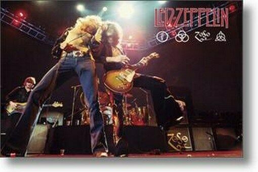 Led Zeppelin Poster Robert Plant - Jimmy Page Rare New